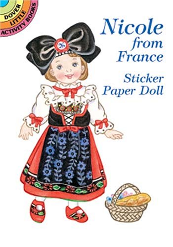 Book cover for Nicole from France Sticker Paper Doll