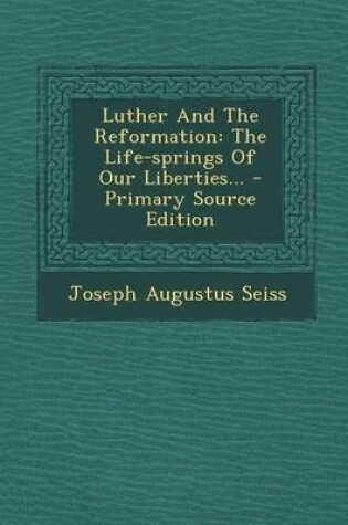 Cover of Luther and the Reformation