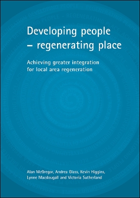 Book cover for Developing people - regenerating place