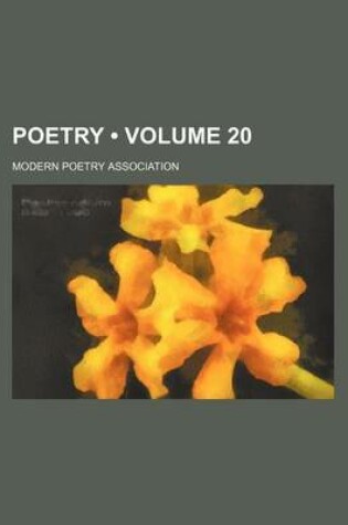 Cover of Poetry (Volume 20)