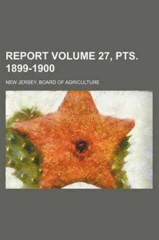 Cover of Report Volume 27, Pts. 1899-1900