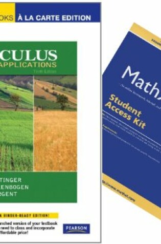 Cover of Calculus and Its Applications with Mathxl (12-Month Access)