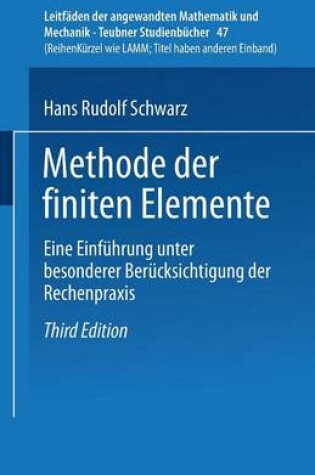 Cover of Methode Der Finiten Elemente