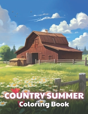 Book cover for Country Summer Coloring Book