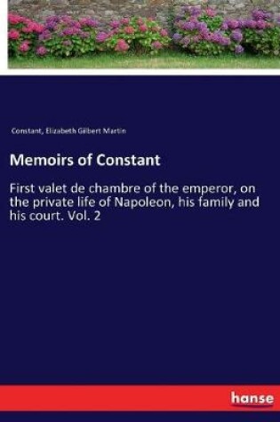 Cover of Memoirs of Constant