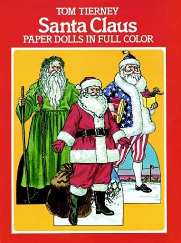 Book cover for Santa Claus Paper Dolls in Full Colour