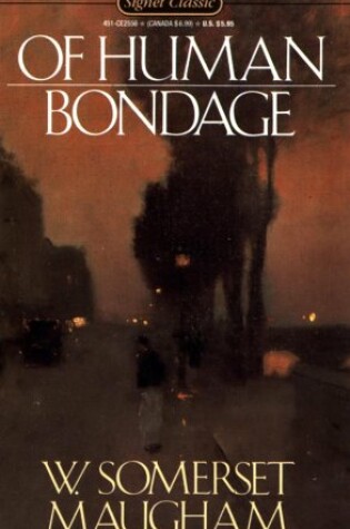 Cover of Maugham W. Somerset : of Human Bondage (Sc)