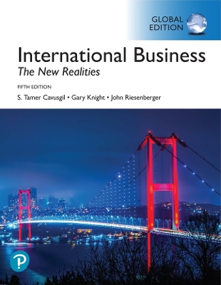 Book cover for International Business: The New Realities, Global Edition