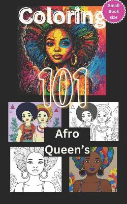 Book cover for Coloring 101 Afro Queen's