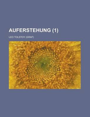 Book cover for Auferstehung (1)