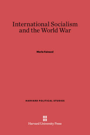 Cover of International Socialism and the World War