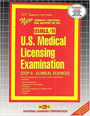 Book cover for U.S. MEDICAL LICENSING EXAM (USMLE) STEP II - Clinical Sciences