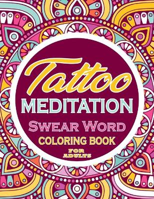 Book cover for The Trippy Hippie Swear Word Coloring Book For Adults