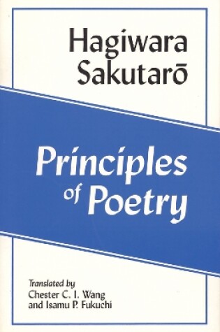 Cover of Principles of Poetry