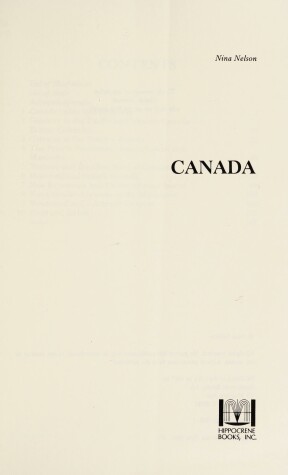 Book cover for Canada