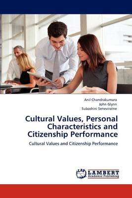 Book cover for Cultural Values, Personal Characteristics and Citizenship Performance