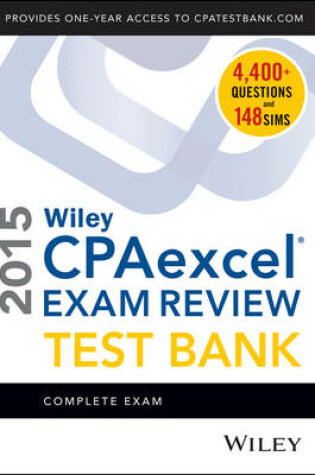 Cover of Wiley CPAexcel Exam Review 2015 Test Bank
