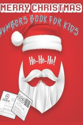 Cover of merry christmas numbers book for kids ho-ho-ho