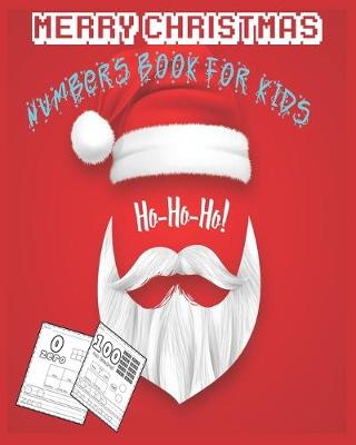 Book cover for merry christmas numbers book for kids ho-ho-ho