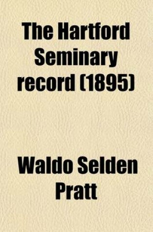 Cover of The Hartford Seminary Record (1895)