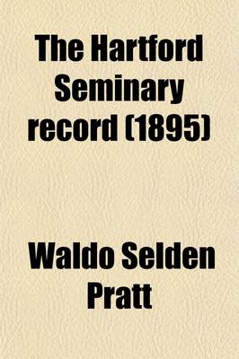 Book cover for The Hartford Seminary Record (1895)