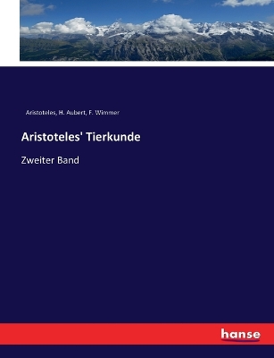 Book cover for Aristoteles' Tierkunde