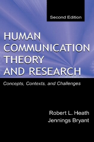 Cover of Human Communication Theory and Research