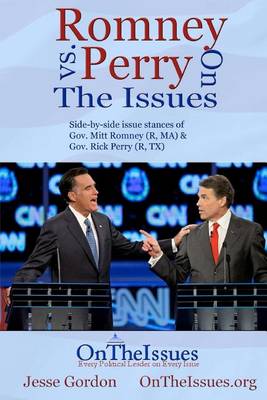 Book cover for Romney vs. Perry On The Issues