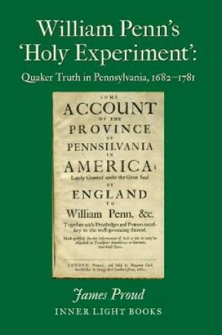 Cover of William Penn's 'Holy Experiment'