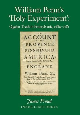 Book cover for William Penn's 'Holy Experiment'