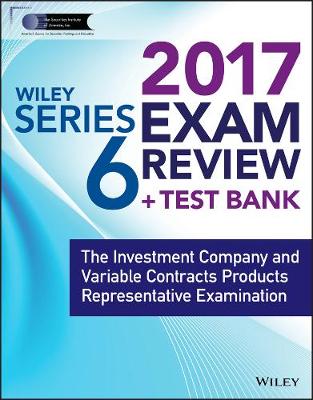 Book cover for Wiley FINRA Series 6 Exam Review 2017