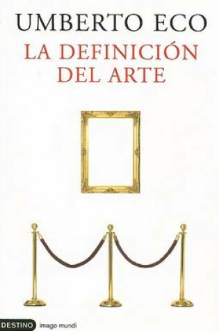 Cover of La Definicion del Arte