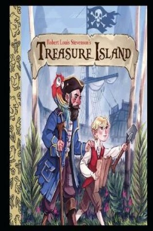 Cover of Treasure Island By Robert Louis Stevenson Annotated Literary Version