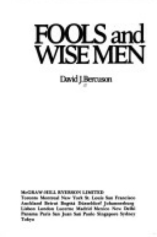 Cover of Fools and Wise Men