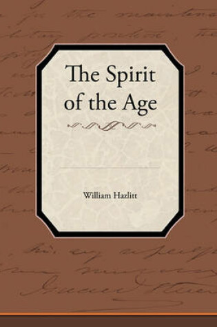 Cover of The Spirit of the Age