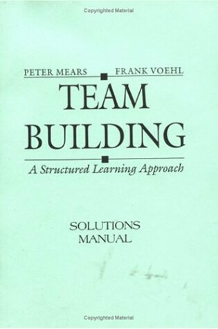 Cover of Team Building