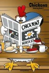 Book cover for Chickens Coloring Book 4