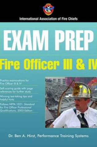 Cover of Exam Prep: Fire Officer III  &  IV