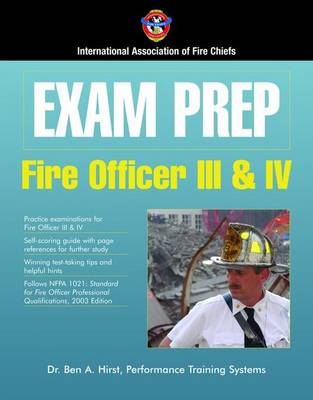 Book cover for Exam Prep: Fire Officer III  &  IV