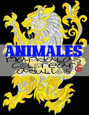 Book cover for animales mandalas colorear adultos 6