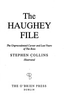 Book cover for The Haughey File