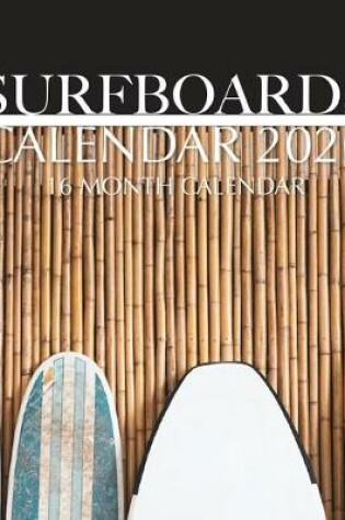 Cover of Surfboards Calendar 2020