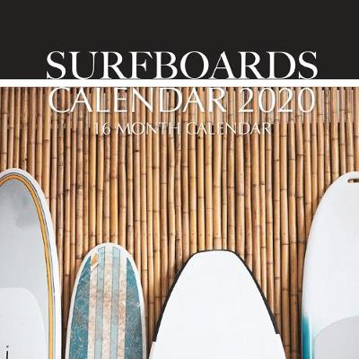 Book cover for Surfboards Calendar 2020