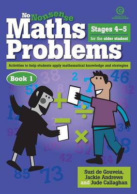 Book cover for No Nonsense Maths Problems for Older Students Bk 1