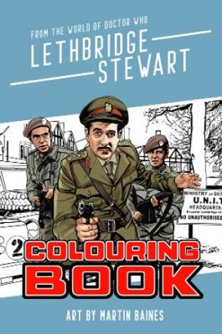 Cover of Lethbridge-Stewart Colouring Book