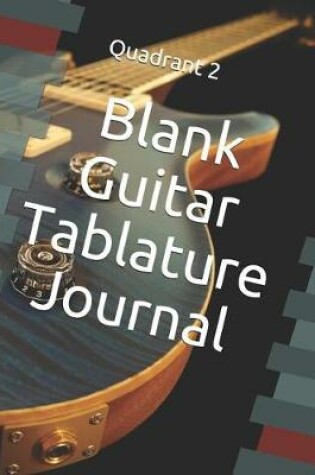 Cover of Blank Guitar Tablature Journal