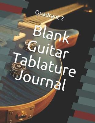 Book cover for Blank Guitar Tablature Journal