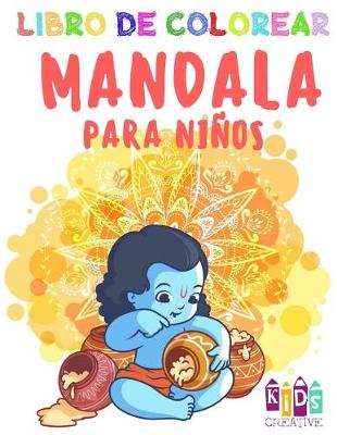 Cover of Libro para colorear Mandala para niños pequeños Fácil mandalas