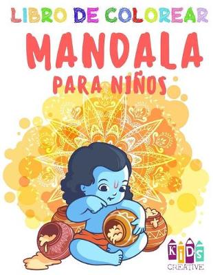 Book cover for Libro para colorear Mandala para niños pequeños Fácil mandalas