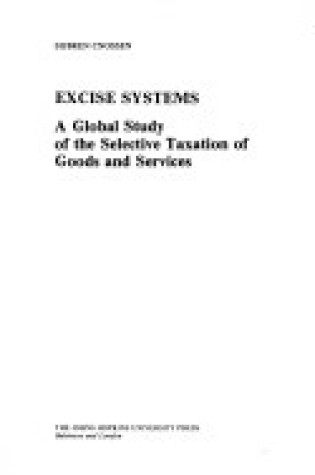 Cover of Excise Systems